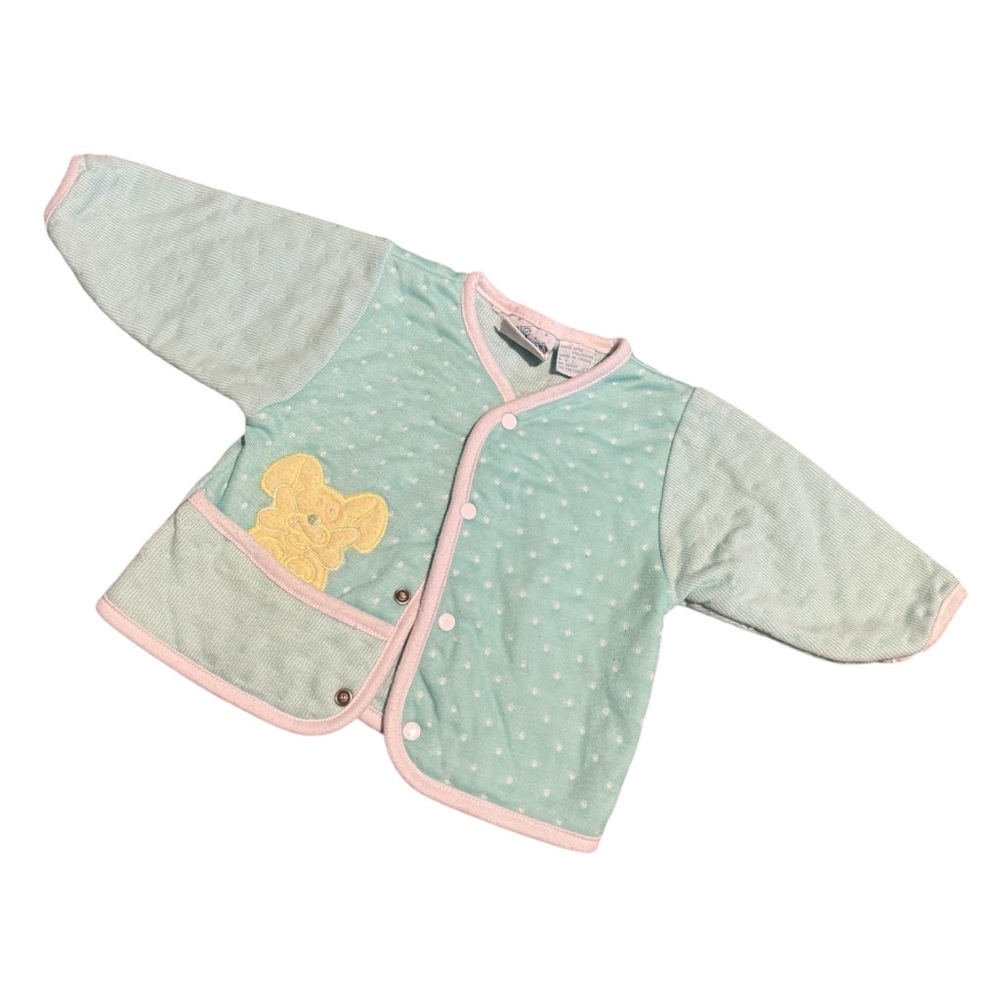 5/$15 🛍️ Vintage Baby Jacket with Elephant Patch